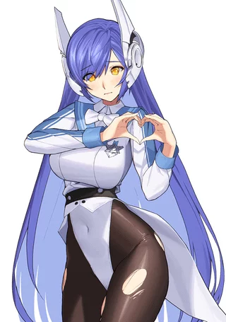 Tar-21 making heart shape (iws2525_MIGU2) [Girls' Frontline]
