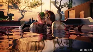 Judy and V (Holopointz) [Cyberpunk 2077]