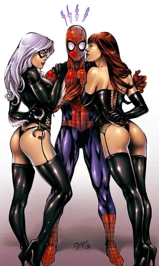 Black Cat and Mary Jane - (Marvel Comics) - [EdBenes]
