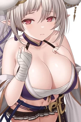 Can you put it between my breast?(Azusa from Granblue Fantasy)