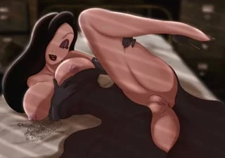 Goth Jessica Rabbit (QualonHive)