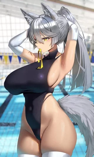 One-piece swimsuit [Artist's Original]
