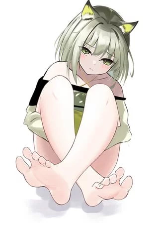 cute cat feeties
