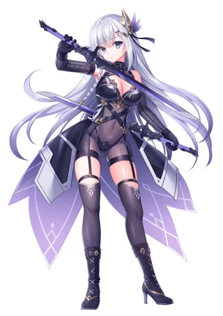 Purple Sword Girl [sacraneco][original]