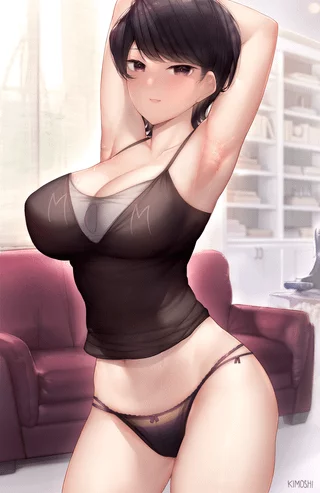 (Komi's mom) needs a little extra attention, it would be rude not to help.
