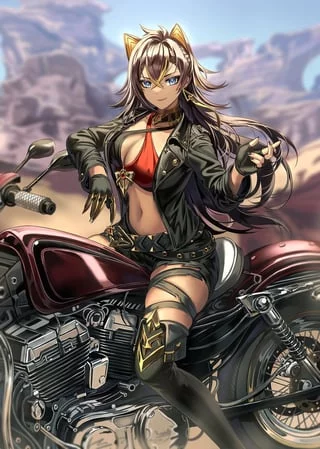 Biker Dehya [Genshin Impact]