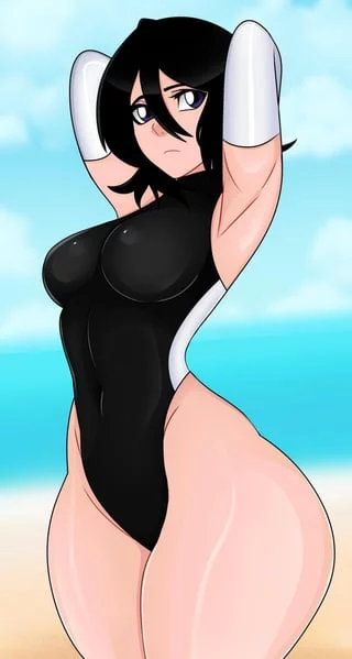 Swimsuit Rukia (sonson-sensei)