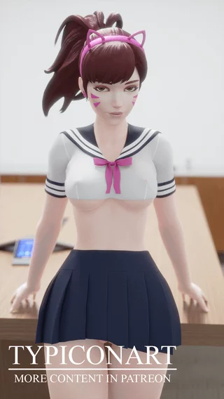 Naughty Dva schoolgirl (Typiconart)