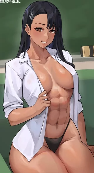 Nagatoro’s abs (@cromwellb_)[Please Don’t Toy With Me, Miss Nagatoro!]