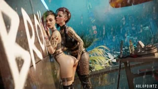 Judy & V (Holopointz) [Cyberpunk 2077]