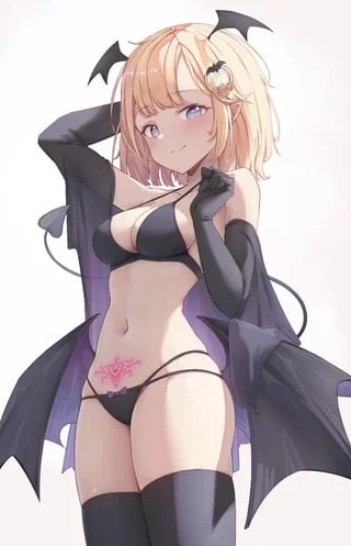 It’s so hard to not wanna use a needy succubus (Amelia Watson)