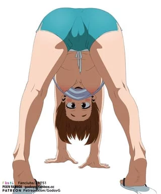 (Ochaco Uraraka) ready to go in a perfect position with her hanging titties showing is making me so hard for her 🤤