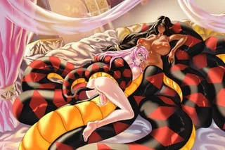 I want to wrap and squeeze a sweet little toy in my coils. I want to feel every shudder and gasp as I violate her frail human body and force her to worship me.