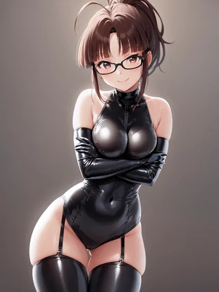 Latex Gloves & Garter Straps