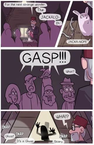 Page from my Grav Falls comic [Yellowgerbil]