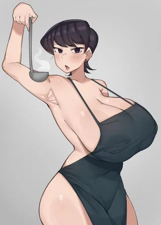 Apron Only Mommy Komi (bobtheneet)