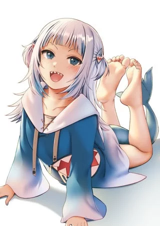 Gawr gura feet ( artist: casino)