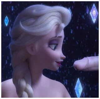 Elsa trying some cock sucking. (Rastifan) [Frozen, Disney]