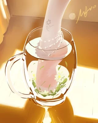 Foot flavoured tea