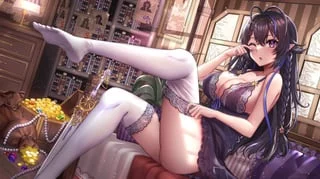 White Thigh-Highs [Virtual YTber]