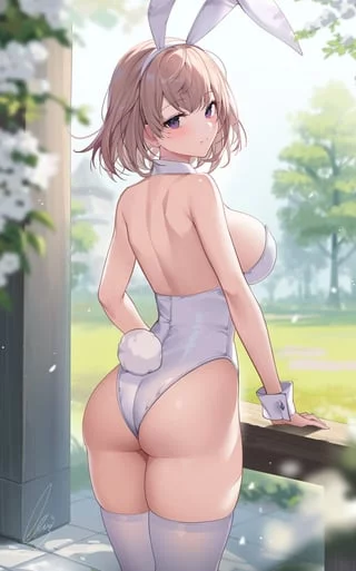 White Bunny Girl