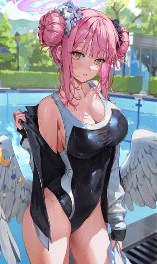 swimsuit Mika Misono [Blue Archive]