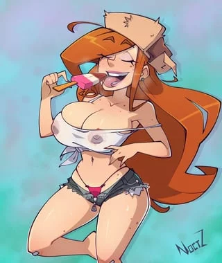 Wendy cooling off (Noctz) [Gravity Falls]