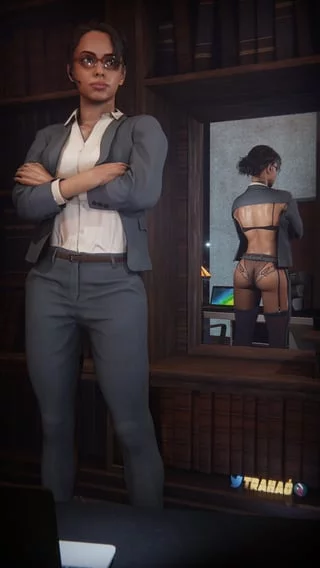 Ingrid Hunnigan - business in the front, party in the back (trahao) [Residen Evil 4 Remake]