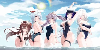 On a vacation with Liyue's Beauties
