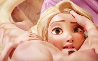 Rapunzel and Mother Gothel (Firebox Studio) [Tangled]