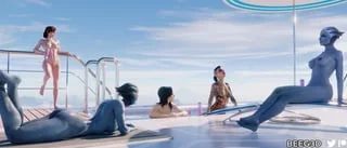 Wish i had a bud to share the (mass effect) crew with. Only mission on the ship would be to cum.