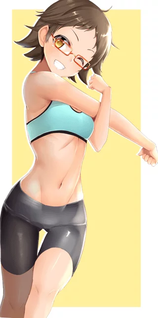 Mahiro Getting Ready to Run [Idolmaster]