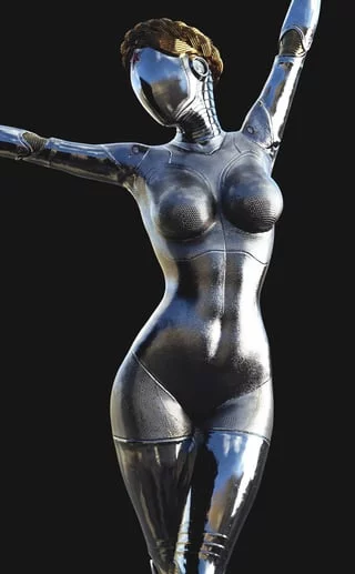 Ballerina robot twin, (Soulartmatter) [Atomic Heart]