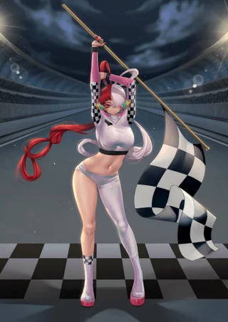 Sexy race queen Uta [lillica] (one piece)