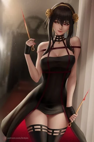 I'm stroking my cute little femboy cock for (Yor) all day long 🤤