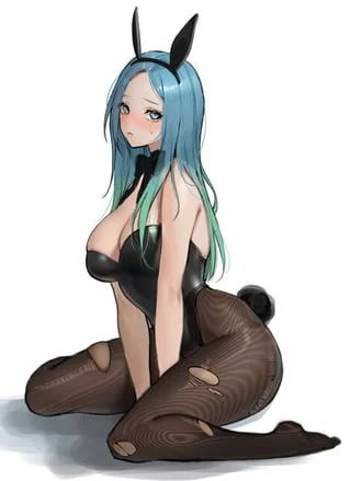 Tattered Bunny Girl [Original]