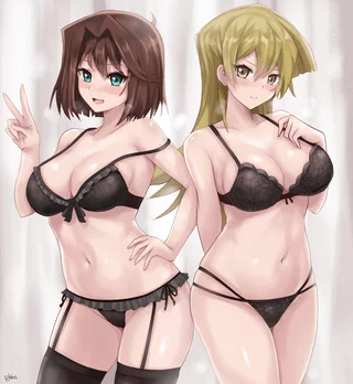 Téa and Alexis [Yu-Gi-Oh!]
