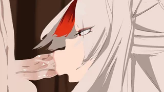 Ningguang blowjob
