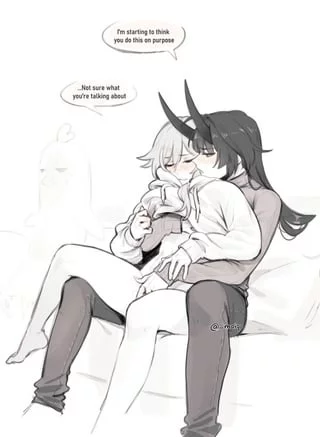 Teasing my demon until she decides to actually fuck me~