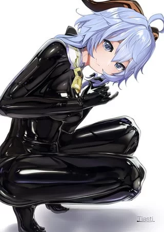 Ganyu In Latex (Tiasti ) [Genshin Impact]