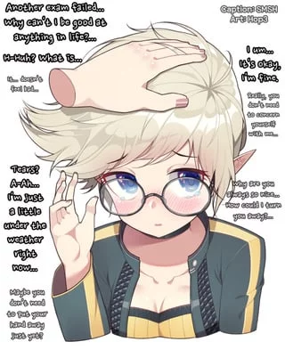 Pat Pat [FSub] [Wholesome] [Reverse Comfort] [Failed Exam] [Headpat] [87/365]