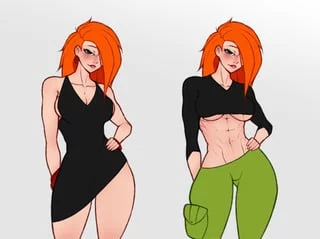 She felt like dressing up (@SpellKasper) [Kim Possible]