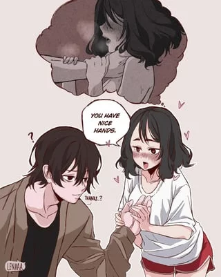 The only thing i can think of when i feel a mans strong, big hands~ i'm guilty, i cant help it when i'm in a needy, desperate mood~