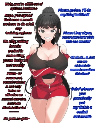 Workout Time! [workout] [male pov] [light femdom] [sexual workout] [big tits] [Artist- YZR]