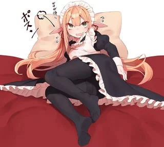 I want to be a cute maid, pushed down into my Master / Mistress’s bed