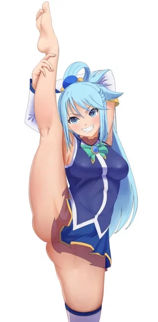 Biiiiiiig stretch (aqua)