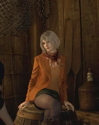 I need (Ashley) from RE4 remake to sit on my cock