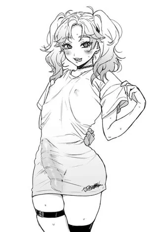 I don’t know why, but suddenly I have to urge to grow a cock and have some fun with someone tonight~