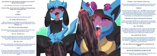 Behind the scenes at the Pokémon Daycare [Artist: SeniorSeaSalt], [Furry], [Breeding], [Maledom], [Musk]