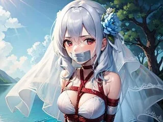 I'd absolutely love to be your bratty bride who has to be restrained to get the marriage procession over with, since it's an arranged marriage and you were the last person I'd ever think to like let alone marry.
